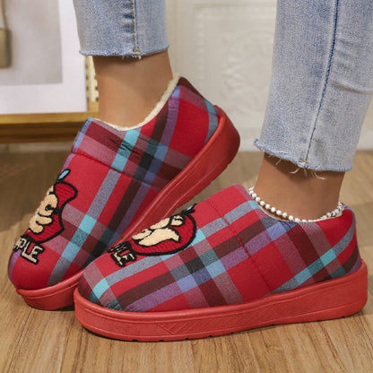 Apfel-Hausschuhe in Übergröße - Rot - EU44-45 (US10-11) - image 1