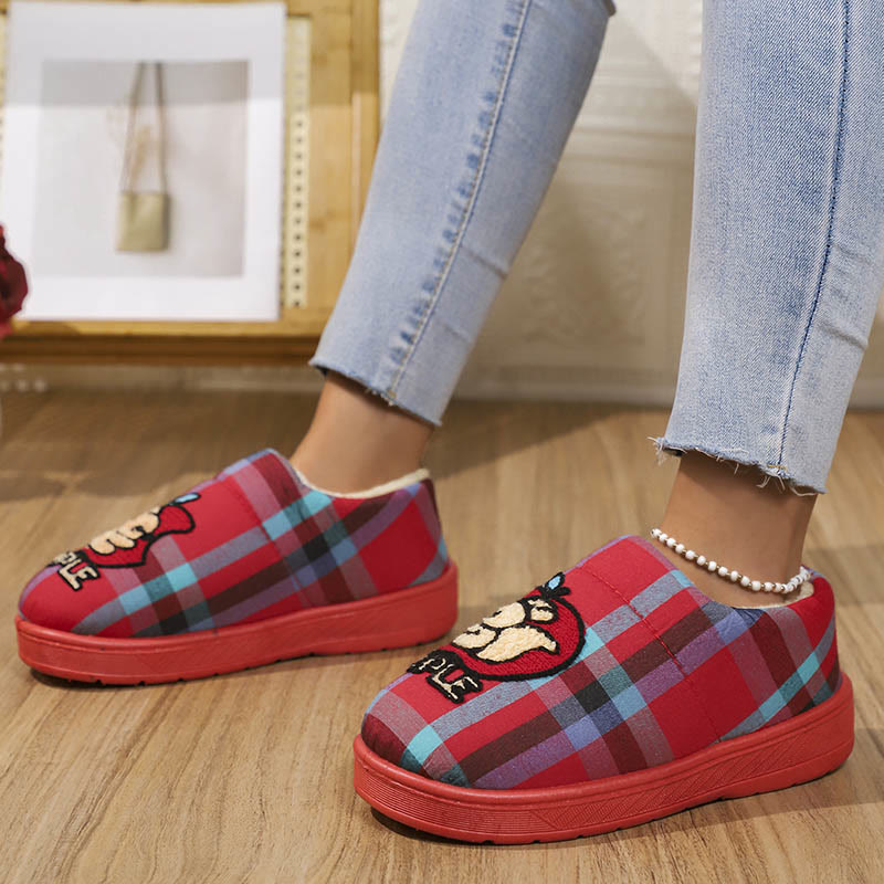 Apfel-Hausschuhe in Übergröße - image 2