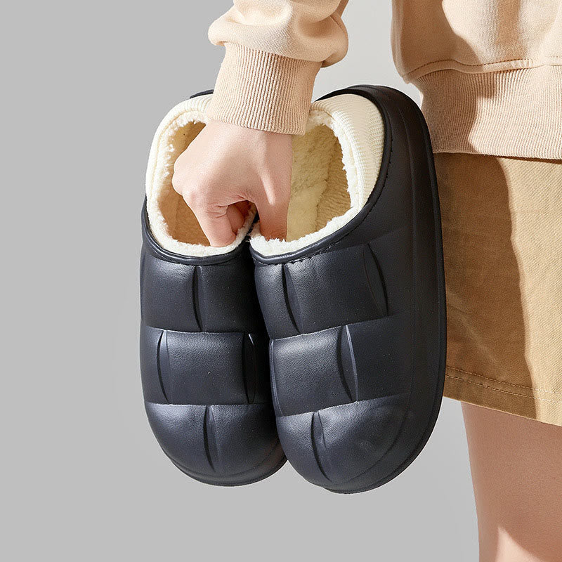 Hausschuhe mit Blütenblattmuster in Übergröße - Schwarz - EU43-44 (US9-10) - image 13