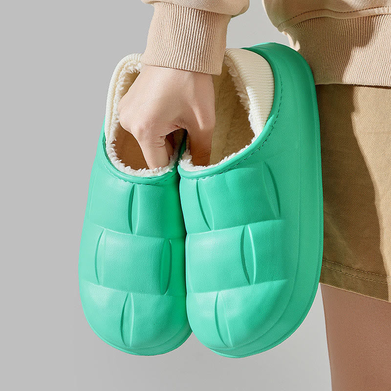 Hausschuhe mit Blütenblattmuster in Übergröße - Grün - EU43-44 (US9-10) - image 15