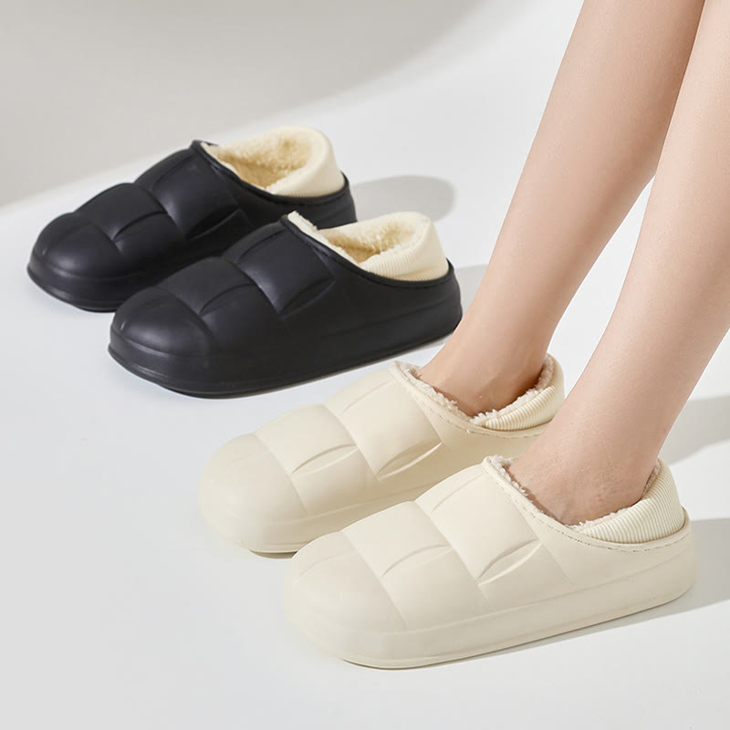 Hausschuhe mit Blütenblattmuster in Übergröße - image 2