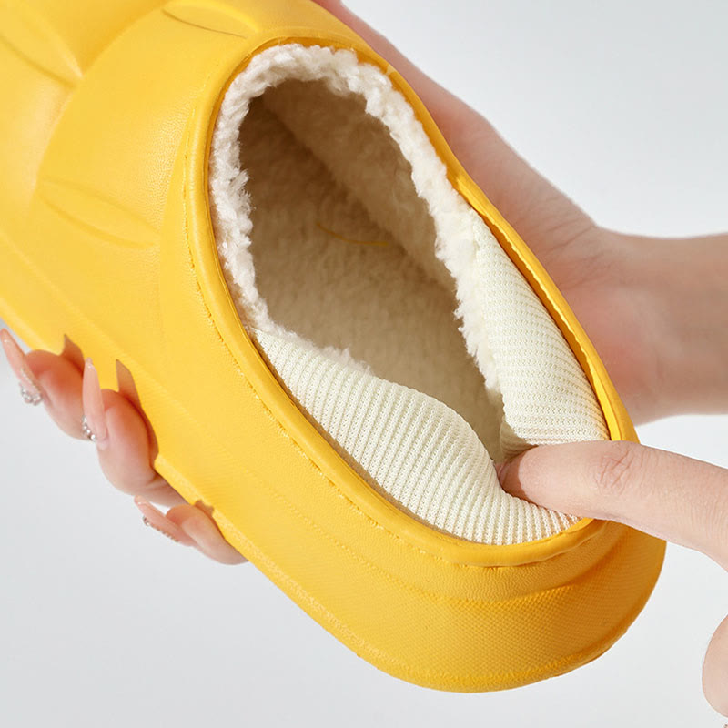 Hausschuhe mit Blütenblattmuster in Übergröße - image 4