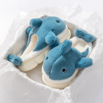 Süße Wal-Hausschuhe in Übergröße - Blau - EU43-44 (US9-10) - image 8