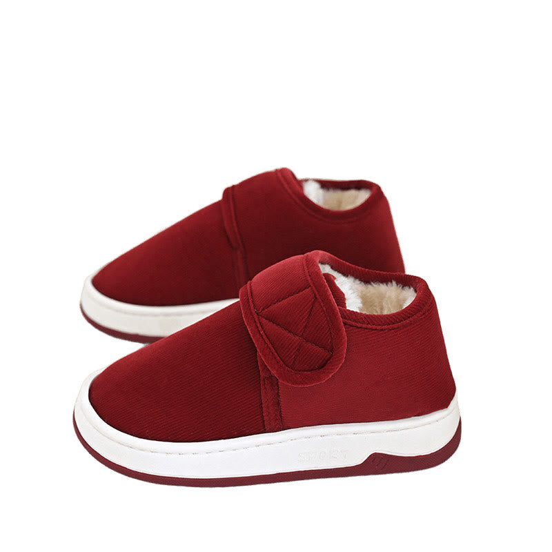 Flauschige, dicke Hausschuhe in Übergröße - Wein - EU43-44 (US9-10) - image 10