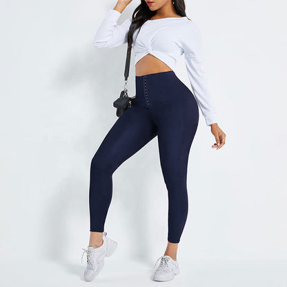 Sportleggings mit hohem Bund - image 3