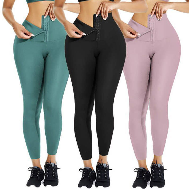 Sportleggings mit hohem Bund - image 0