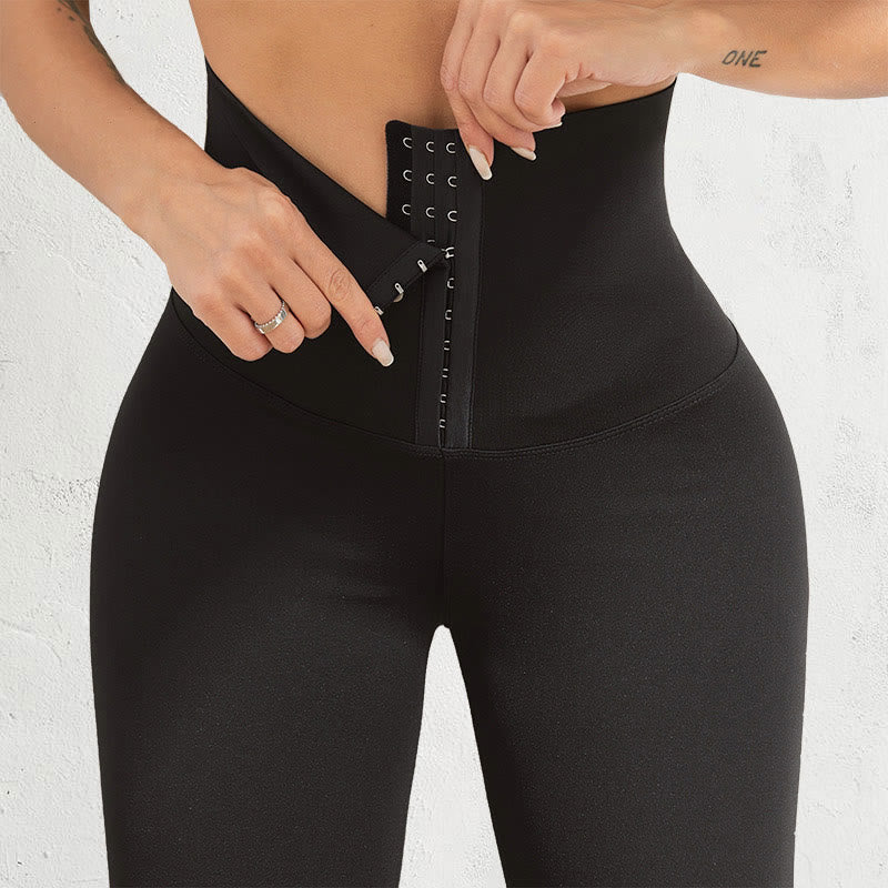 Sportleggings mit hohem Bund - Schwarz - 2XL - image 9