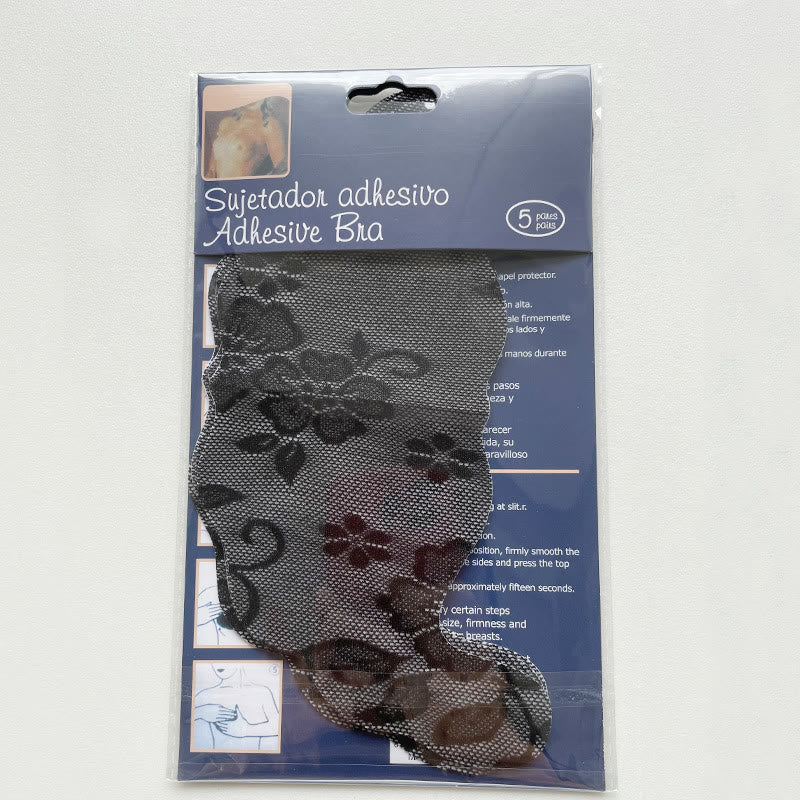 Push-Up-Spitzen-Brustwarzenabdeckungen (6 Paar) - image 4