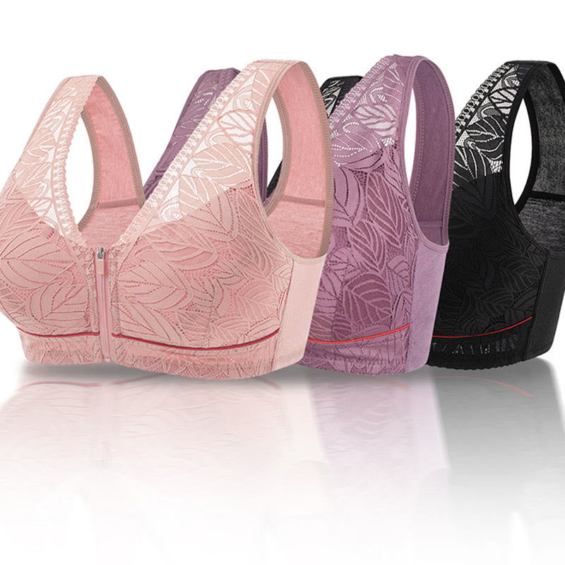 Push-up-BH mit Reißverschluss vorne, kabellos - image 0