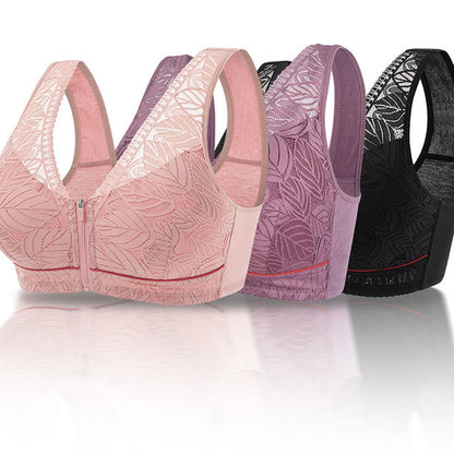 Push-up-BH mit Reißverschluss vorne, kabellos - image 0