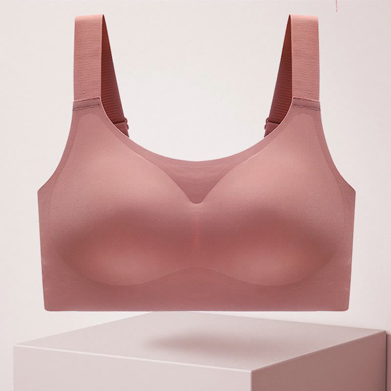 Kabelloser Anti-Sagging-BH - Rosa - 4XL - image 9