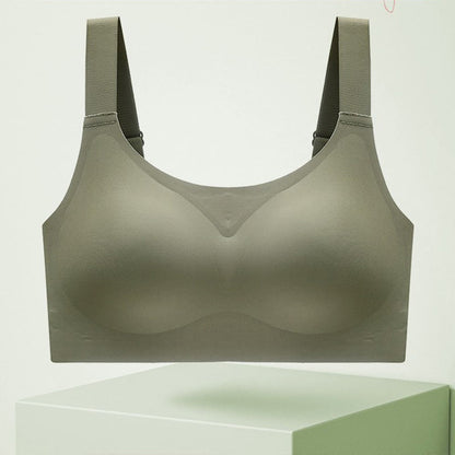 Kabelloser Anti-Sagging-BH - Grün - 4XL - image 6