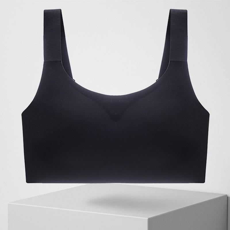 Kabelloser Anti-Sagging-BH - Schwarz - 4XL - image 11