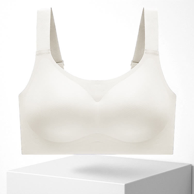 Kabelloser Anti-Sagging-BH - Weiß - 4XL - image 5