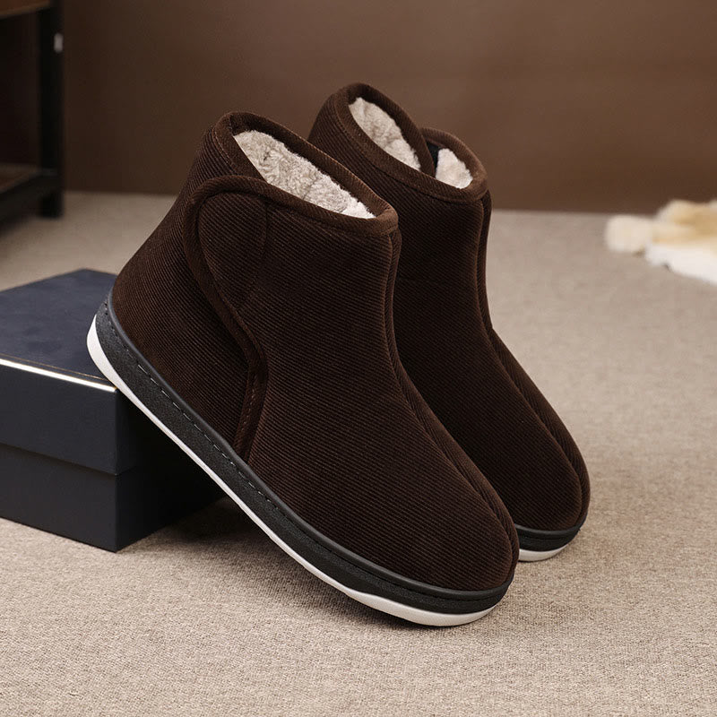 Weiche, warme Diabetiker-Hausschuhe in Übergröße - image 3