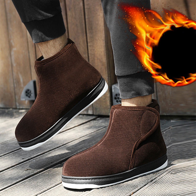 Weiche, warme Diabetiker-Hausschuhe in Übergröße - image 0