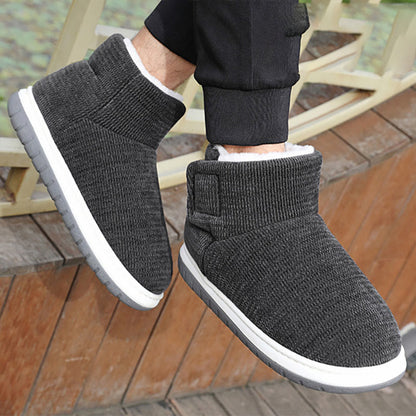 Verdickte Hausschuhe mit Klettverschluss in Übergröße - image 8