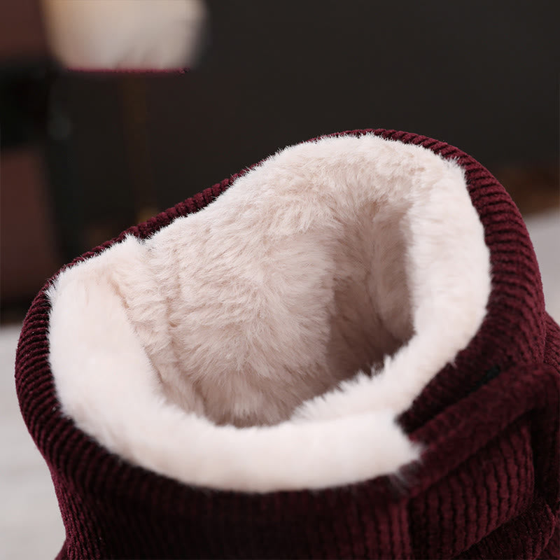 Verdickte Hausschuhe mit Klettverschluss in Übergröße - image 7