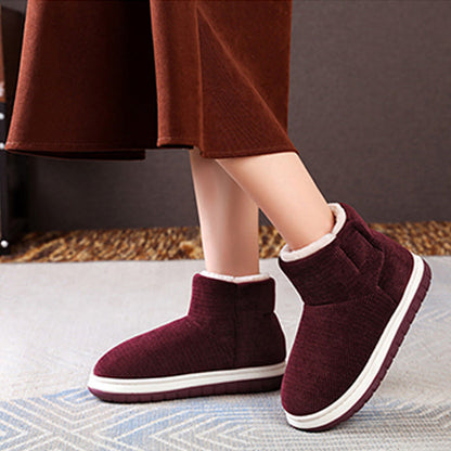 Verdickte Hausschuhe mit Klettverschluss in Übergröße - image 4