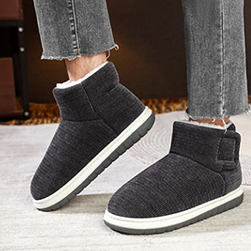 Verdickte Hausschuhe mit Klettverschluss in Übergröße - image 21