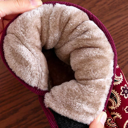 Hausschuhe mit goldener Stickerei in Übergröße - image 5