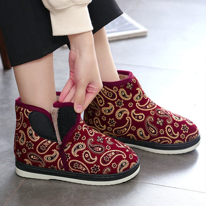 Hausschuhe mit goldener Stickerei in Übergröße - image 2