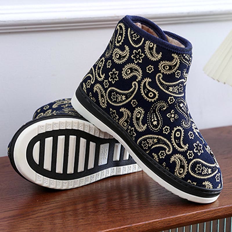 Hausschuhe mit goldener Stickerei in Übergröße - image 7