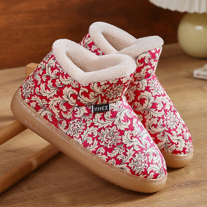 Elegante Hausschuhe mit Muster in Übergröße - Rosa - EU40-41 (US7-7,5) - image 7