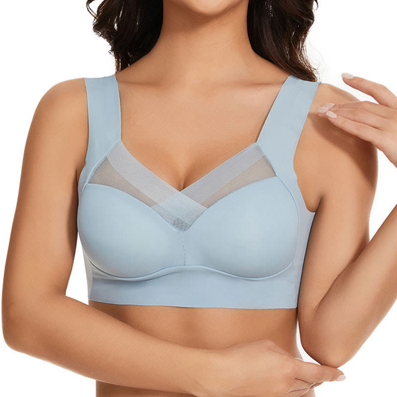 Set mit kabellosen BHs und hochgeschnittenem Slip - image 3