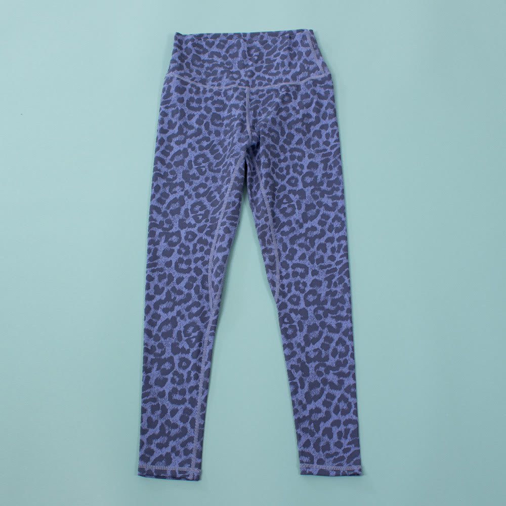 Leggings mit hohem Bund für Fitness und Yoga im Leopardenmuster - image 5