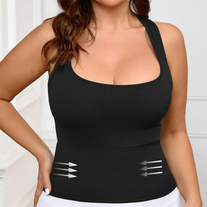 Fitness-Yoga-Weste mit Rückenausschnitt - Schwarz - 3XL - image 2