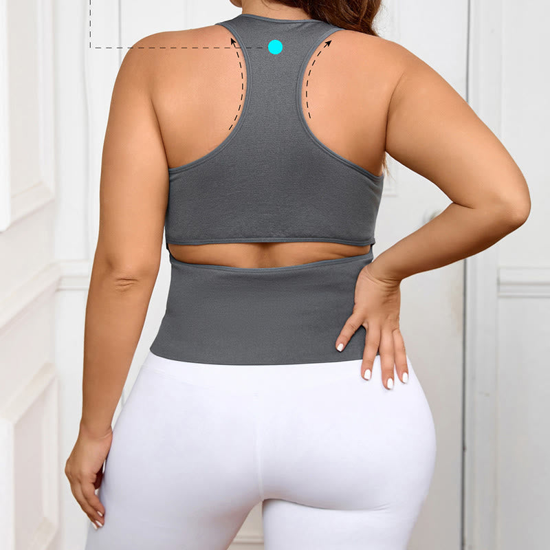 Fitness-Yoga-Weste mit Rückenausschnitt - image 1