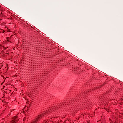 Sexy, weiche Spitzenhöschen mit mittlerer Leibhöhe in Übergröße (3er-Pack)