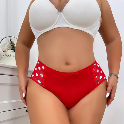 Slips mit hohem Bund und seitlichem Aufdruck in Übergröße (3er-Pack)