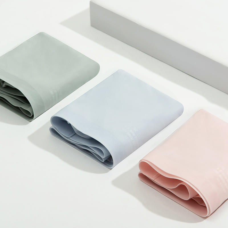 Ultraleichte, kühle und atmungsaktive Slips aus Eisseide (3er-Pack)