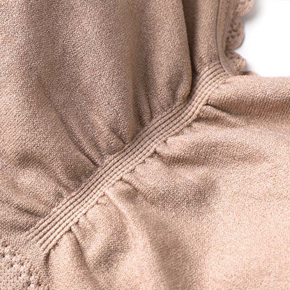 Nahtloser, einteiliger Oberbekleidungs-BH ohne Bügel in Übergröße