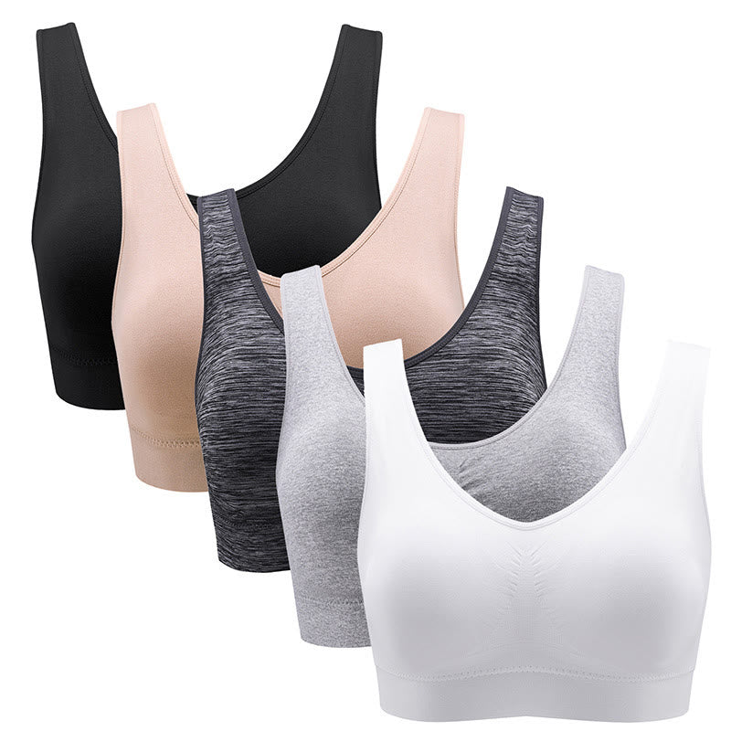 Atmungsaktiver, kabelloser Sport-BH - image 0