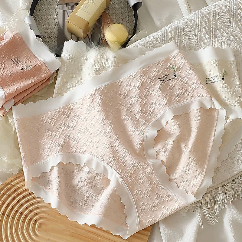 Höschen mit hoher Taille und vierblättrigem Blumenmuster in Übergröße (3er-Pack)