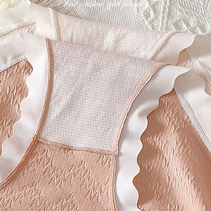 Höschen mit hoher Taille und vierblättrigem Blumenmuster in Übergröße (3er-Pack)