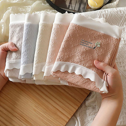 Höschen mit hoher Taille und vierblättrigem Blumenmuster in Übergröße (3er-Pack)