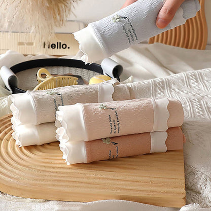 Höschen mit hoher Taille und vierblättrigem Blumenmuster in Übergröße (3er-Pack)