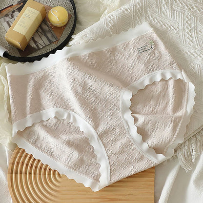 Höschen mit hoher Taille und vierblättrigem Blumenmuster in Übergröße (3er-Pack)