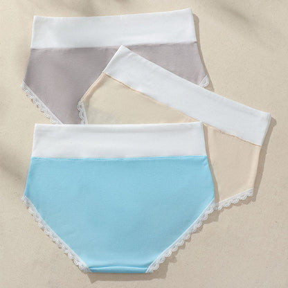 Bequeme Spitzenhöschen mit mittlerer Leibhöhe und hoher Elastizität (3er-Pack)