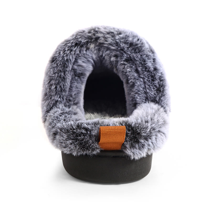 Warm gefütterte Hausschuhe mit weichem Boden in Übergröße - image 4