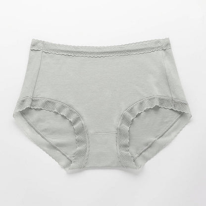 Einfache Baumwollslips mit hohem Bund (3er-Pack) - Silber - 3XL - image 6