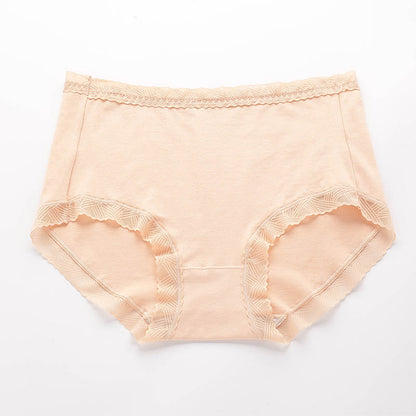 Einfache Baumwollslips mit hohem Bund (3er-Pack) - Aprikose - 3XL - image 7