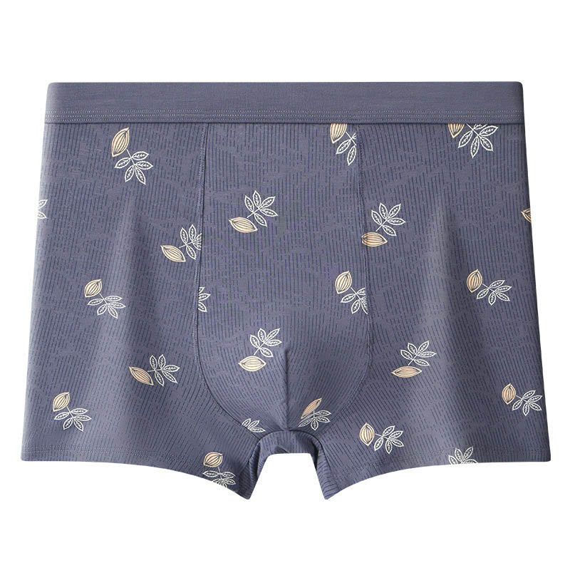 Lockere Boxershorts mit hoher Taille und Aufdruck in Übergröße (2er-Pack)