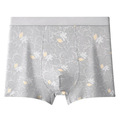 Lockere Boxershorts mit hoher Taille und Aufdruck in Übergröße (2er-Pack)