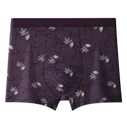 Lockere Boxershorts mit hoher Taille und Aufdruck in Übergröße (2er-Pack)