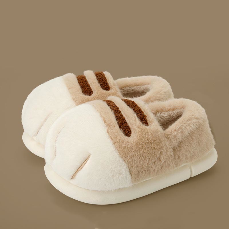Lustige Hausschuhe mit Tierpfoten in Übergröße - Khaki - EU43-44 (US9-10) - image 9